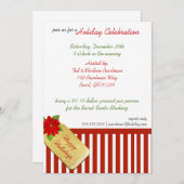 Cadeau van snoeprietfeestdag uitnodiging (Voorkant / Achterkant)