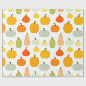Cadeau Variétés citrouilles Papier motif (Plat)
