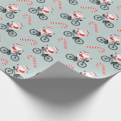 Cadeau Vélo Vacances Papier d'enveloppement de Noël (Coin)