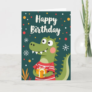Cadeau Verjaardagskaart Cartoon Kaart
