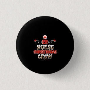 Cadeau Verpleegkundige Er Kerstmis Verpleegkundige Ronde Button 3,2 Cm
