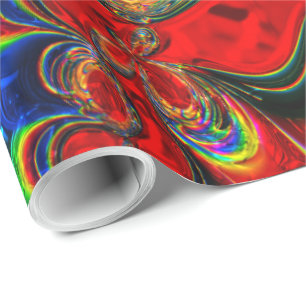 Cadeau Verre fractal 9A-9B Options Papier d'enveloppement