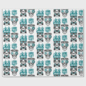 Cadeau Vidéo Partie Niveau Haut Gamer Wrapper Papier (Plat)