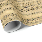 Cadeau Vieille conception de papier parcheminé (Coin rond)