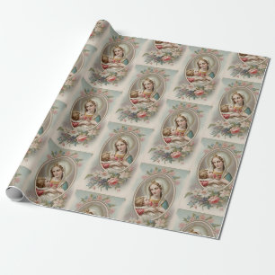 Cadeau Vierge Marie avec Jésus Enfant Papier enveloppant 
