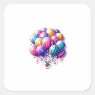 CADEAU VIERKANTE STICKER