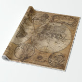 Cadeau vieux papier de carte (Déroulé)