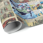 Cadeau Vieux papier d'emballage (Coin rond)