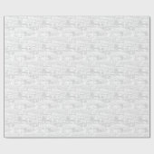 Cadeau Village de la découpe de papier blanc (Plat)