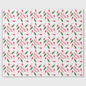 Cadeau Vin thème personnalisé Noël Vacances Papier d'enve (Plat)