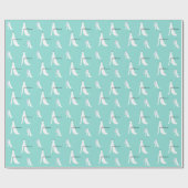 Cadeau Voici Le Papier D'Enveloppement De Douche De Fête (Plat)