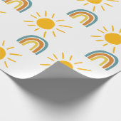 Cadeau Voici le papier d'enveloppement de fils (Coin)