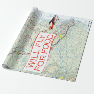 Cadeau Voler pour le papier d'enveloppement alimentaire