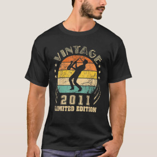 Cadeau Voor 11e Verjaardag Saxofoonspeler 2011 Jaz T-shirt