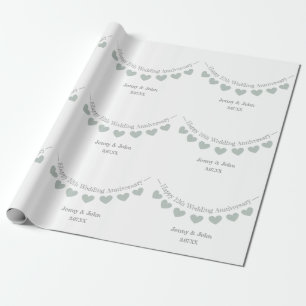 cadeau voor 12e zijde bruiloft bruiloft cadeaupapier