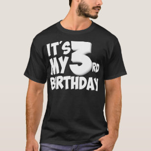 cadeau voor 3e verjaardag t-shirt