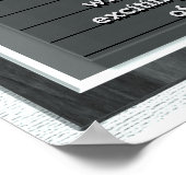 Cadeau voor aangepaste aflossing poster (Hoek)