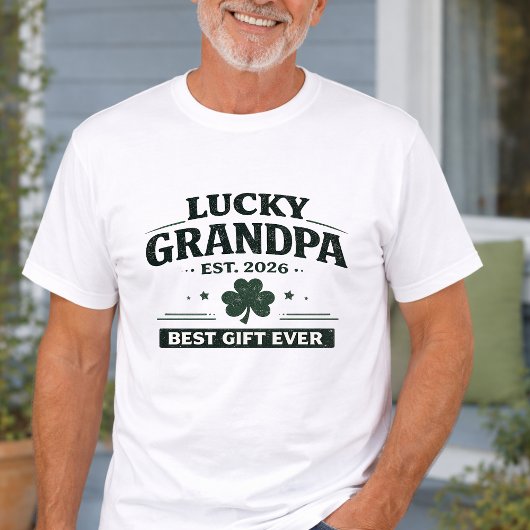 Cadeau voor aankondiging geboorte baby op St. Patr T-shirt