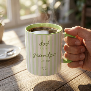 Cadeau voor aankondiging vader aan opa mok