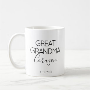 Cadeau voor aankondiging zwangerschap overgrootmoe koffiemok