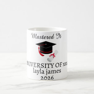 Cadeau voor afgestudeerde met masterdiploma voor h koffiemok