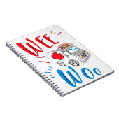 cadeau voor afstuderen, ambulance, patiënt notitieboek (Rechterzijde)