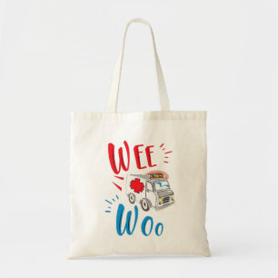 cadeau voor afstuderen, ambulance, patiënt tote bag