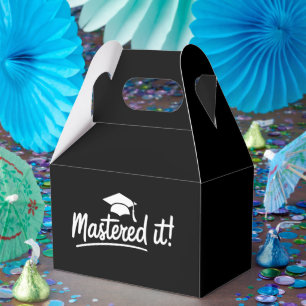 Cadeau voor afstuderen met masterdiploma Heeft het Bedankdoosjes