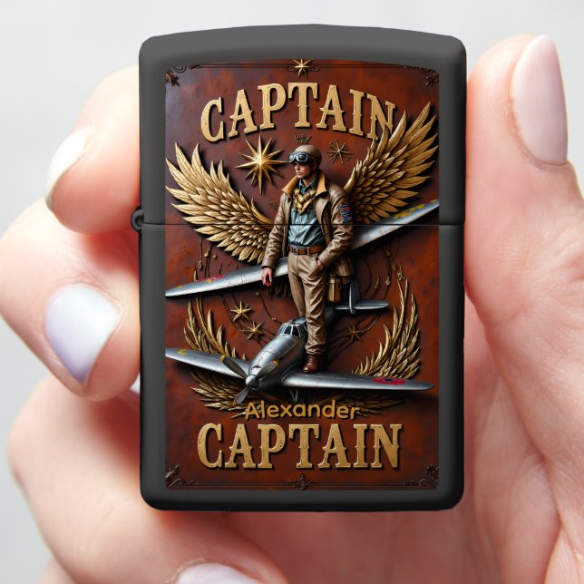 Cadeau voor Aviator's Dubbele Kapitein Commandant (In Hand)