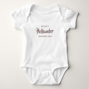 Cadeau voor babyfeestje   Aankondiging van zwanger Romper