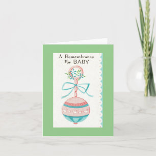 Cadeau voor baby's met vintage uitstraling kaart