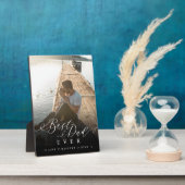 Cadeau voor beste pap, elegant script en volledige fotoplaat (Zijkant)