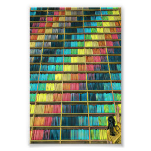 Cadeau voor bibliotheekliefhebbers foto afdruk