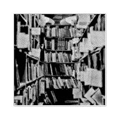 cadeau voor boekliefhebbers rubberstempel (Afrduk)