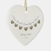 cadeau voor bruiloft in Cornish Keramisch Ornament (Rechts)