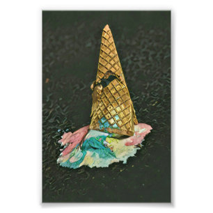 cadeau voor chocolade-ijs foto afdruk