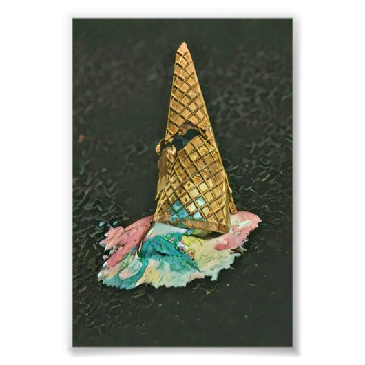 cadeau voor chocolade-ijs foto afdruk (Voorkant)