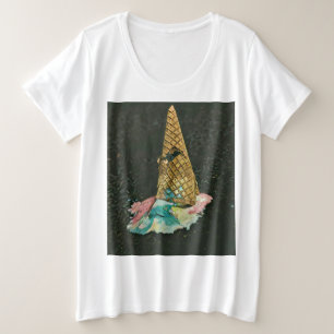 cadeau voor chocolade-ijs grote maat t-shirt