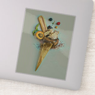 cadeau voor chocolade-ijs sticker
