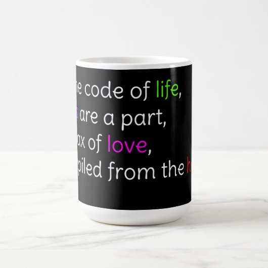 Cadeau voor Coders, Verjaardagscadeau voor Program Magische Mok (Midden)