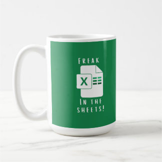 Cadeau voor collega - Freak in de lakens Koffiemok