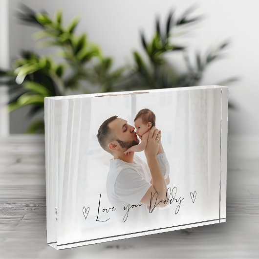 Cadeau voor Daddy Vaderdag Fotocollage Fotoblokken