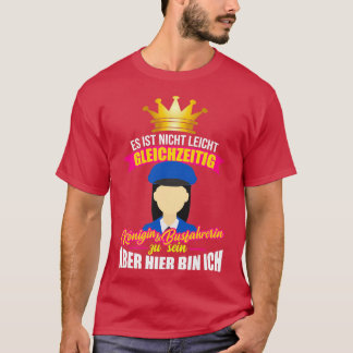 cadeau voor dames-buschauffeurs t-shirt