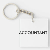Cadeau voor de accountant sleutelhanger (Voorkant)