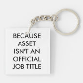 Cadeau voor de accountant sleutelhanger (Achterkant)