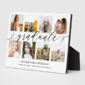 Cadeau voor de Afstuderen | Afstuderen fotocollage Fotoplaat (Zijkant)