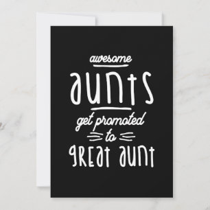 Cadeau voor de eerste keer - Grote tante Bedankkaart