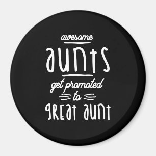 Cadeau voor de eerste keer - Grote tante Magneet