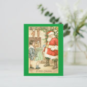 cadeau voor de kerstman feestdagenkaart (Staand voorkant)