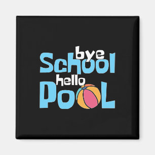 Cadeau voor de laatste schooldag zomer vakantie magneet